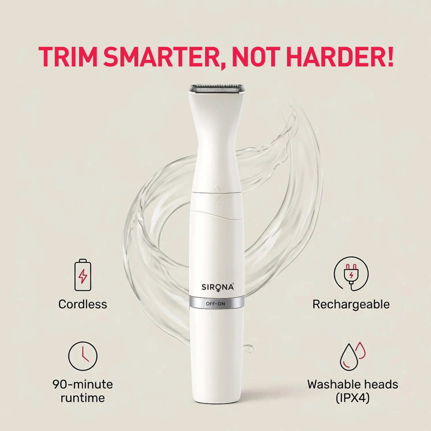 4-in-1 Face & Body Trimmer for Women - Image 5