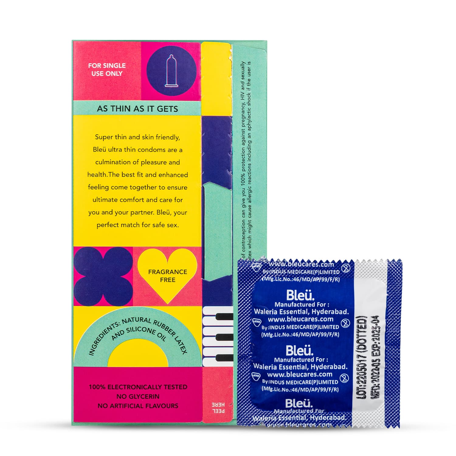 Bleu Ultra-Thin Vegan Condoms - Image 9