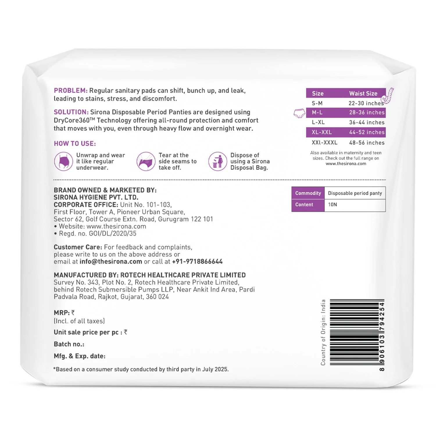 Disposable Period Panties for Women - Image 52