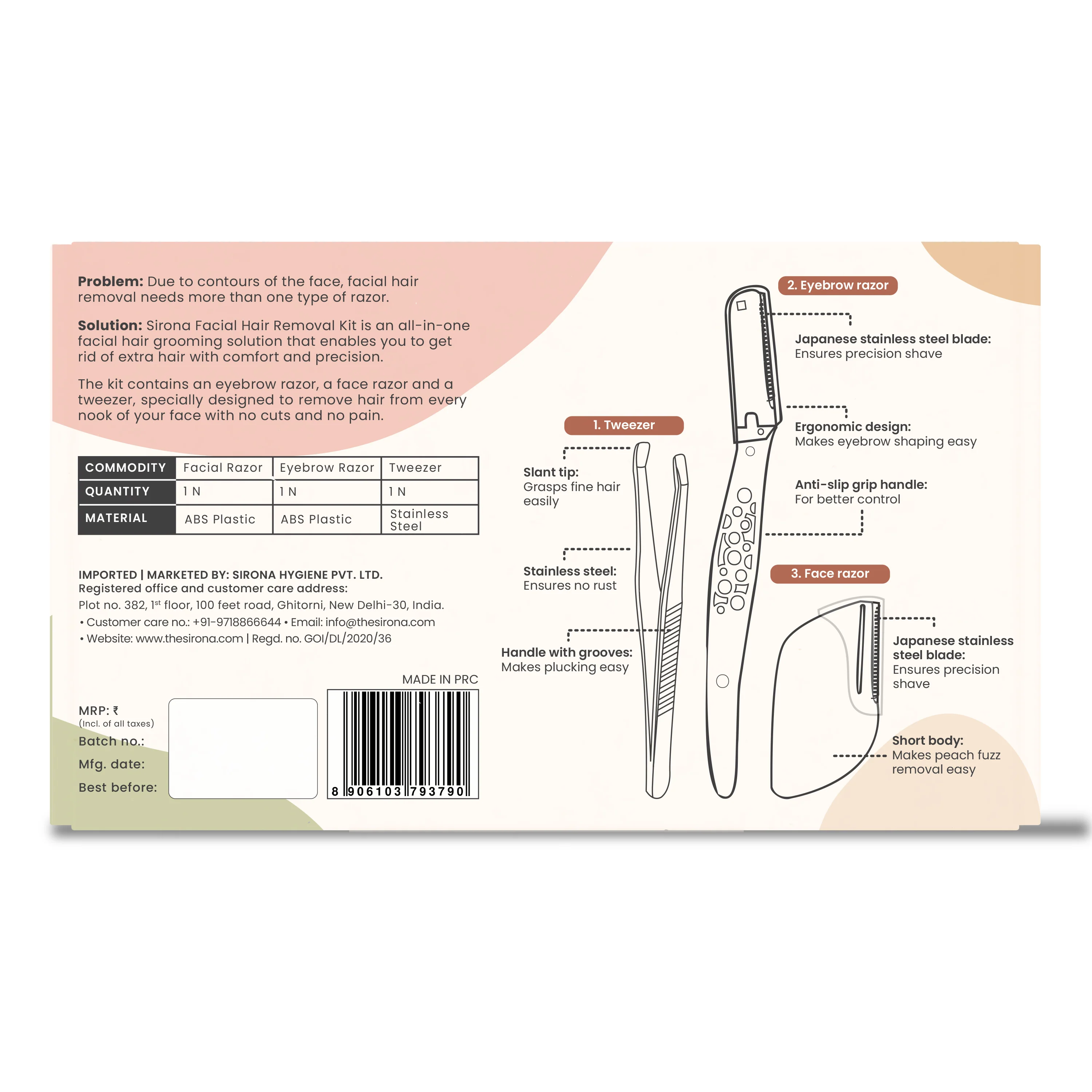 Facial 3-in-1 Hair Removal Kit - Image 7