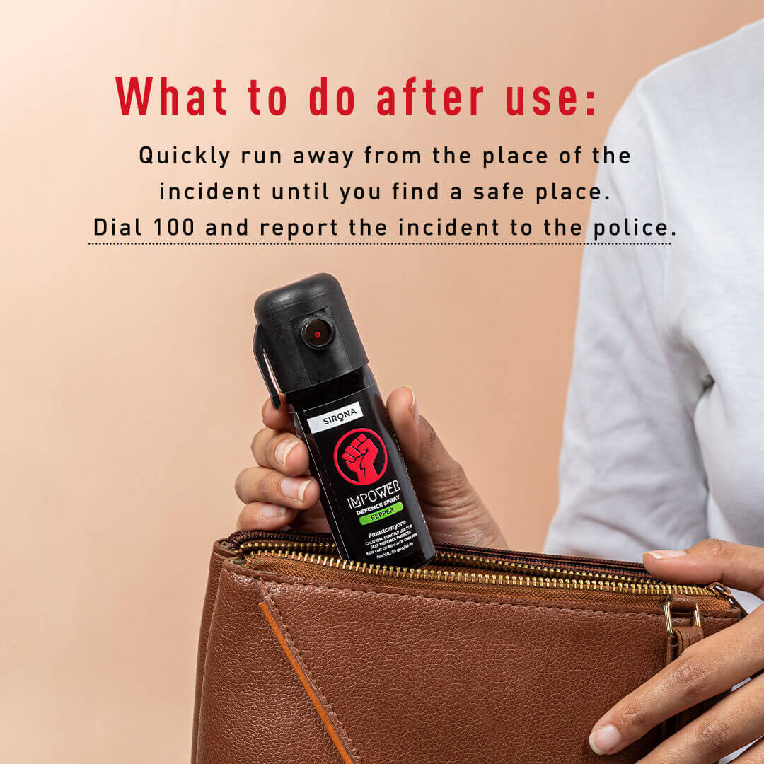 Impower Self Defence Pepper Spray (Regular chilli, 1 Pack of 55 ml) - Image 8