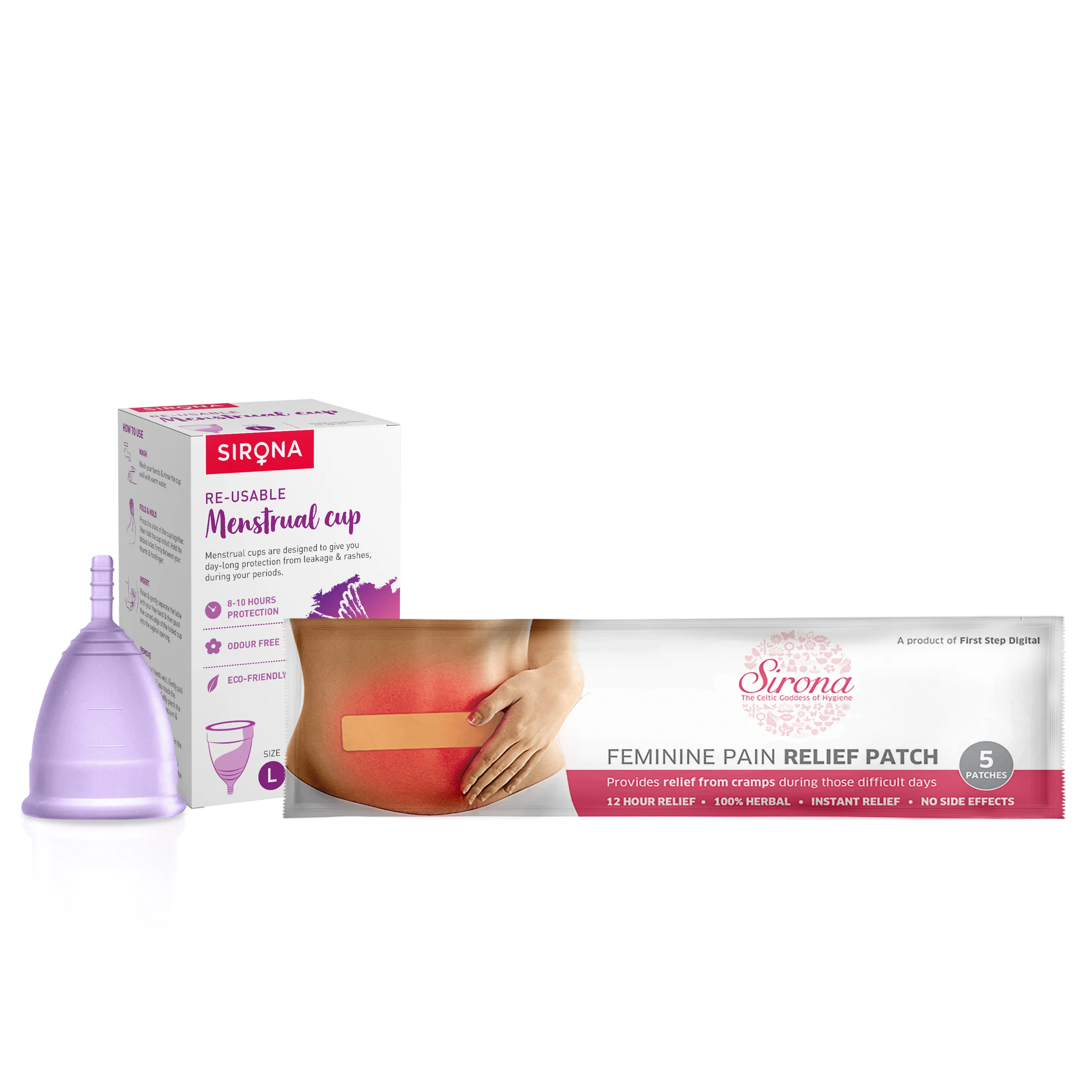 Menstrual Cup & Pain Relief Patch - Image 3