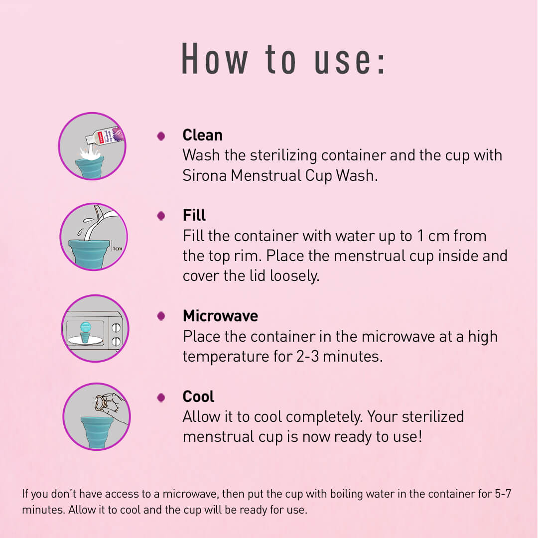 Menstrual Cup & Sterilizer Kit - FREE Mini Intimate Wash - Image 27