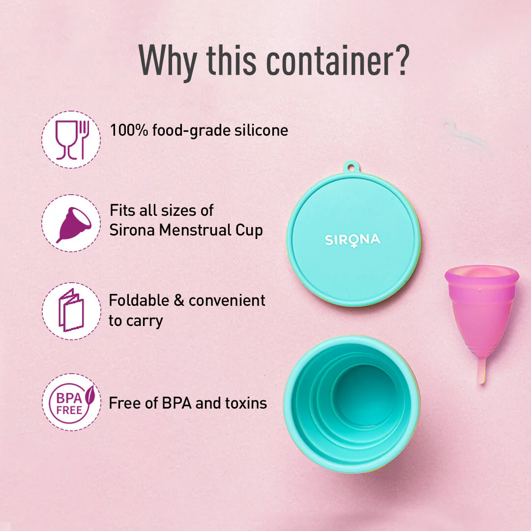 Menstrual Cup & Sterilizer Kit - FREE Mini Intimate Wash - Image 3