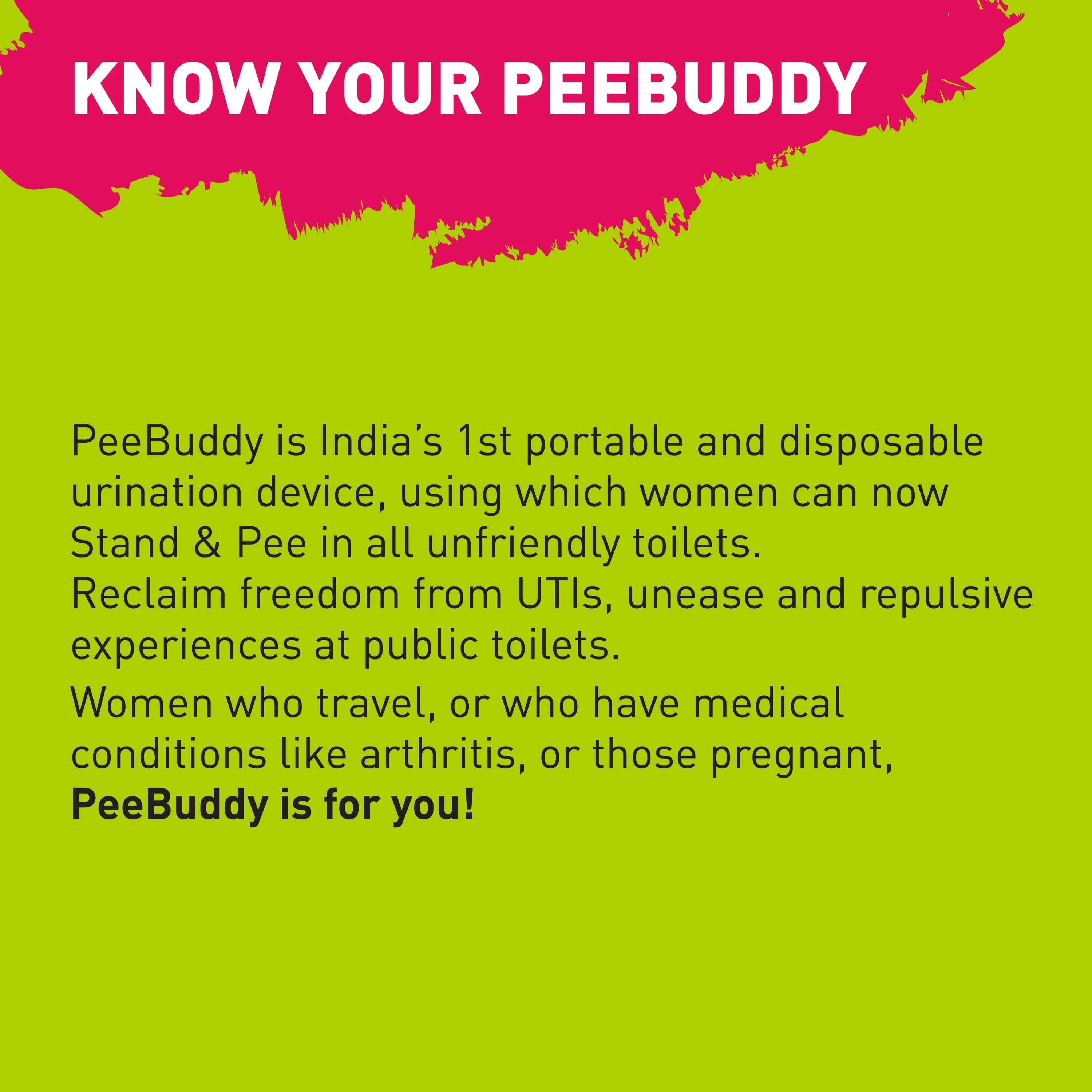 PeeBuddy Disposable Female Urination Device - Image 6