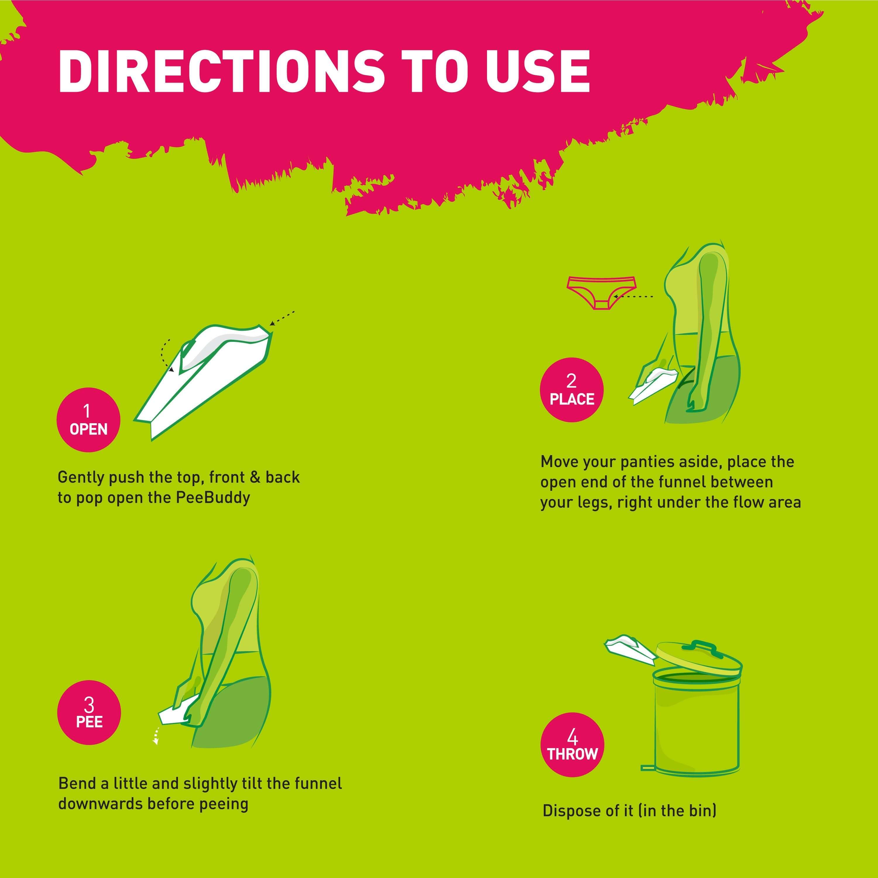 PeeBuddy Disposable Female Urination Device - Image 8
