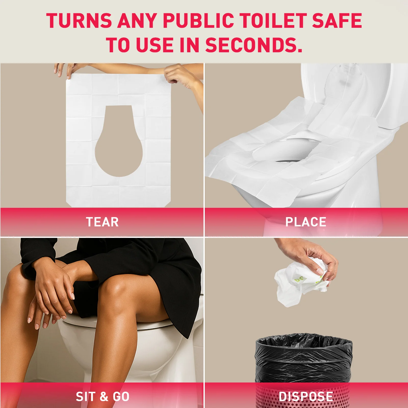 PeeBuddy Disposable Toilet Seat Covers - Image 15
