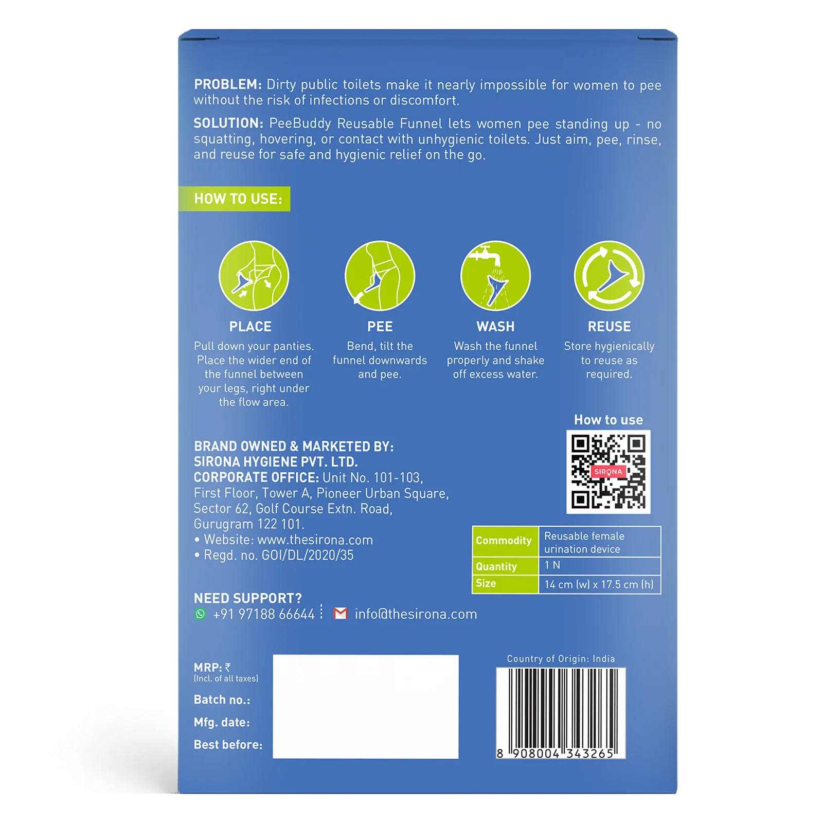 PeeBuddy Reusable Female Urination Device (1 Pack of 1 Device) - Image 7
