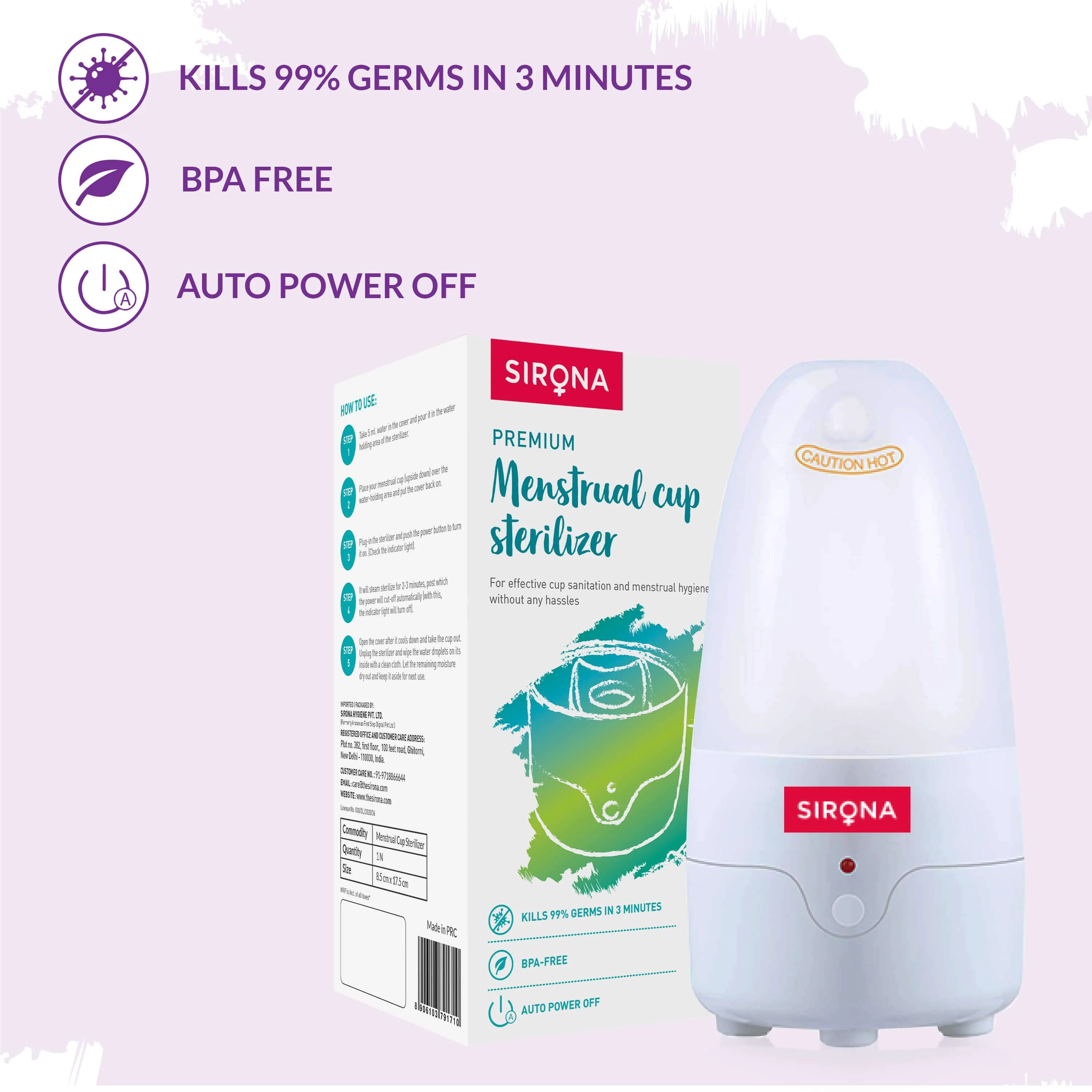 Menstrual Cup & Electric Sterilizer - Image 4
