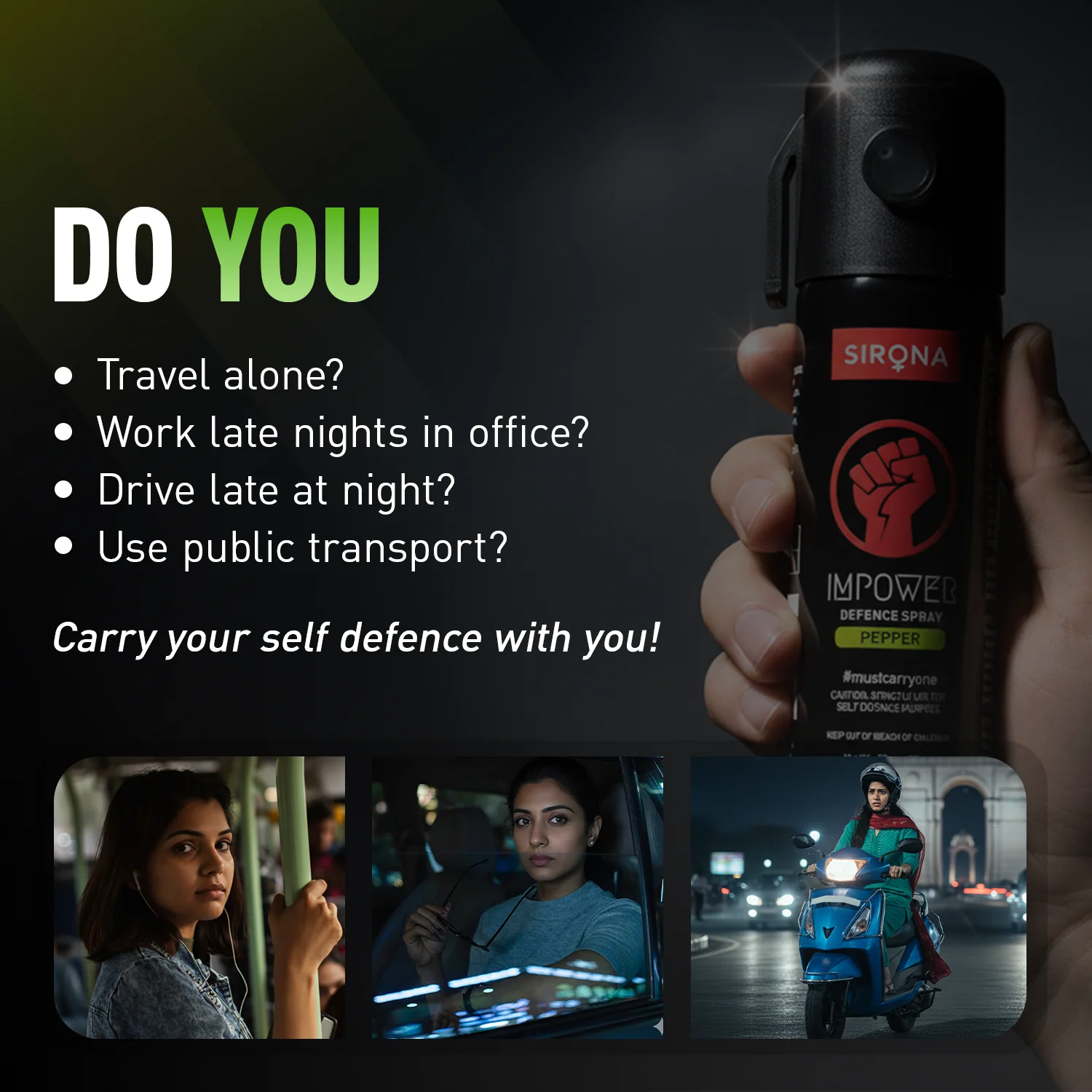 Impower Self Defence Pepper Spray - Image 9