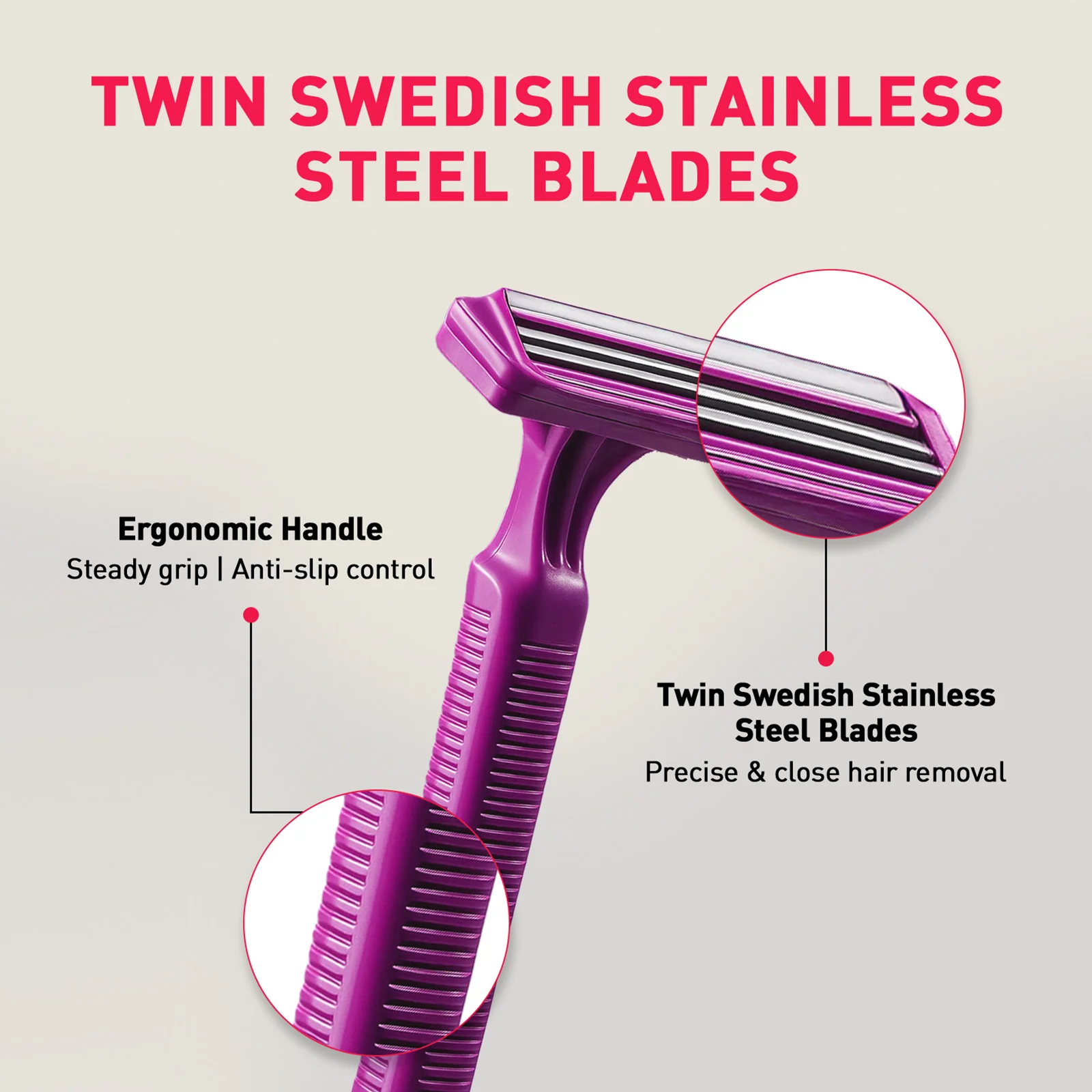 Aloe Boost Twin Blade Disposable Razor - Image 4