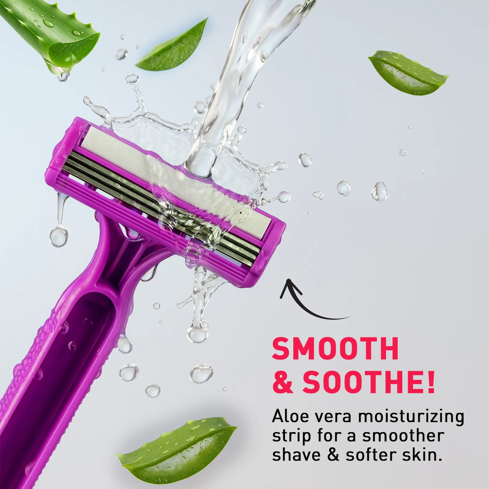 Aloe Boost Twin Blade Disposable Razor - Image 5
