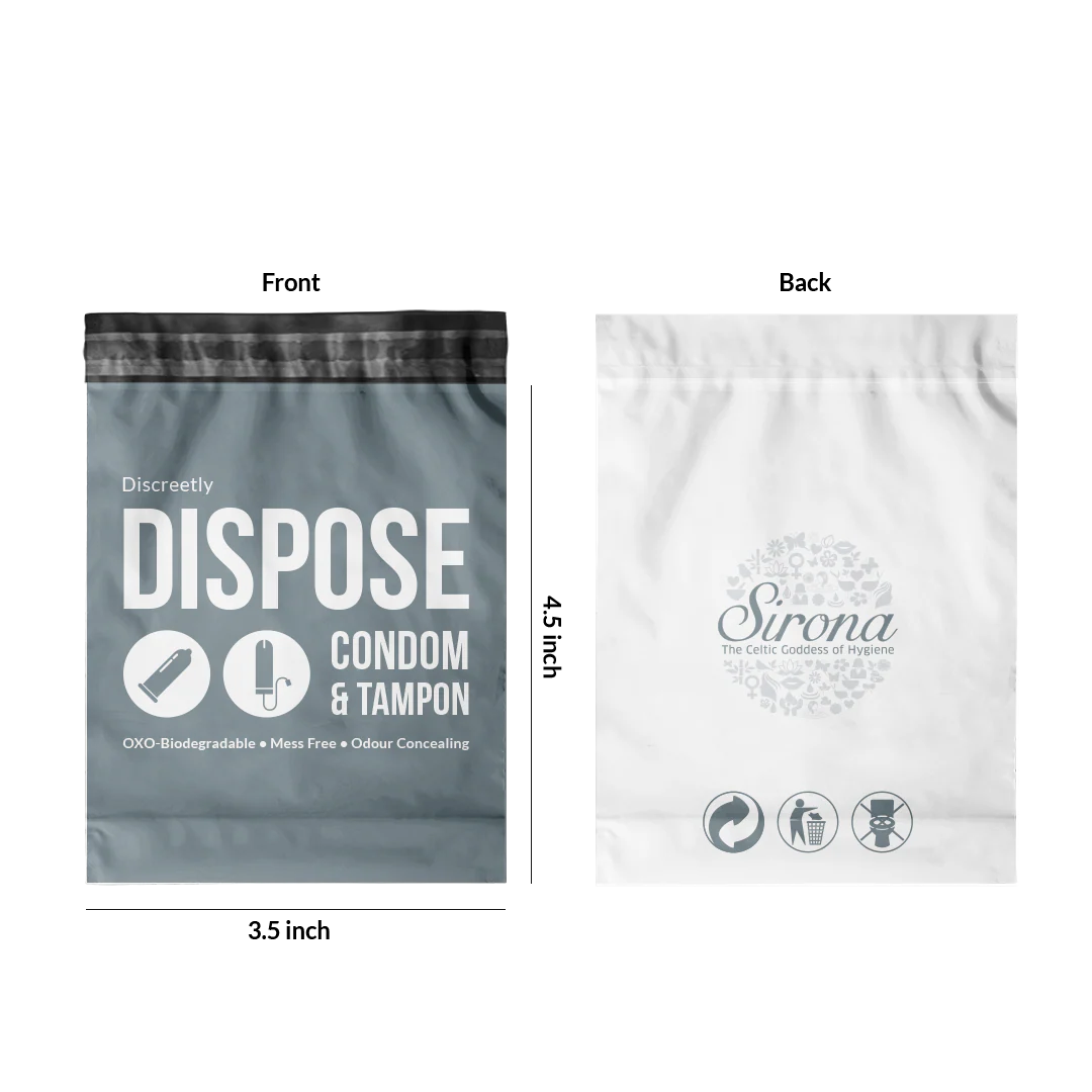 Condoms and Tampons Disposable Bags (1 Pack of 50 Bags) - Image 5