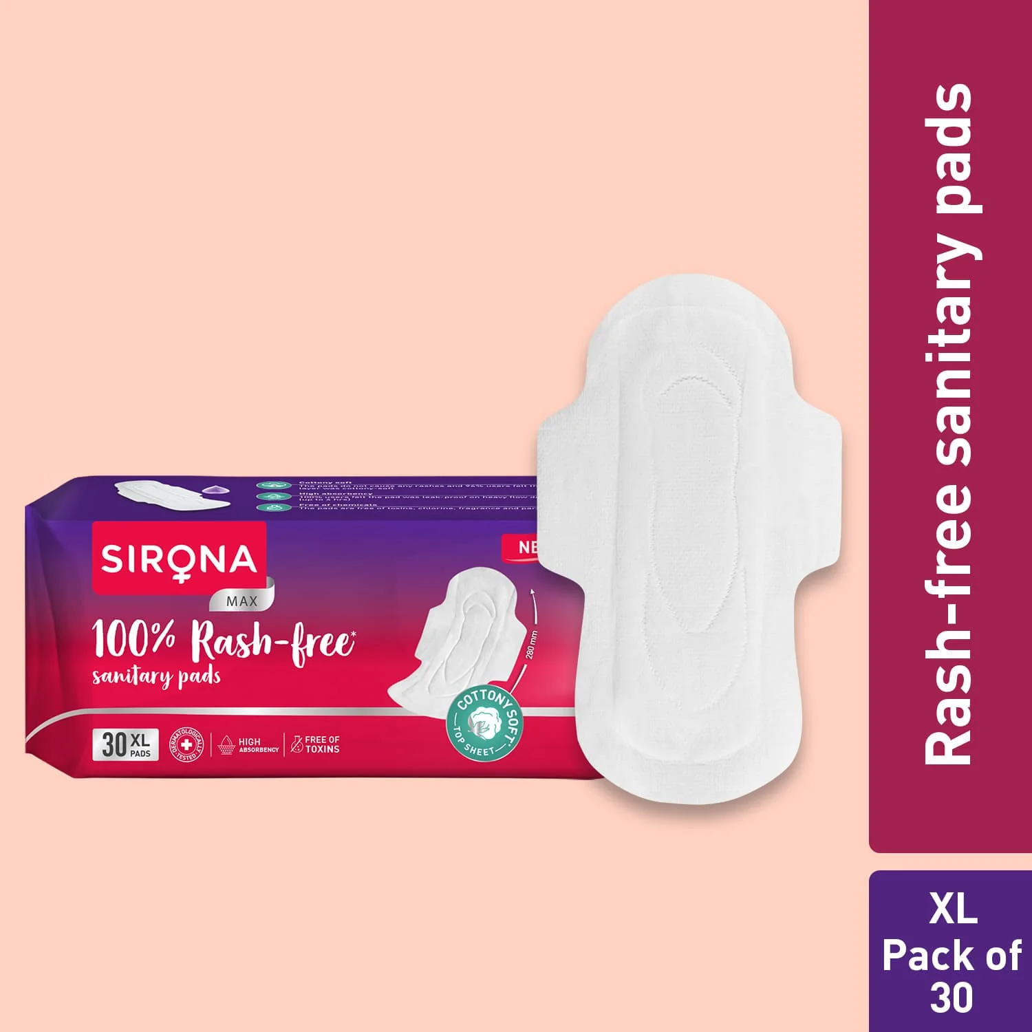 Rash Free Sanitary Pads For Heavy Flow - Image 3