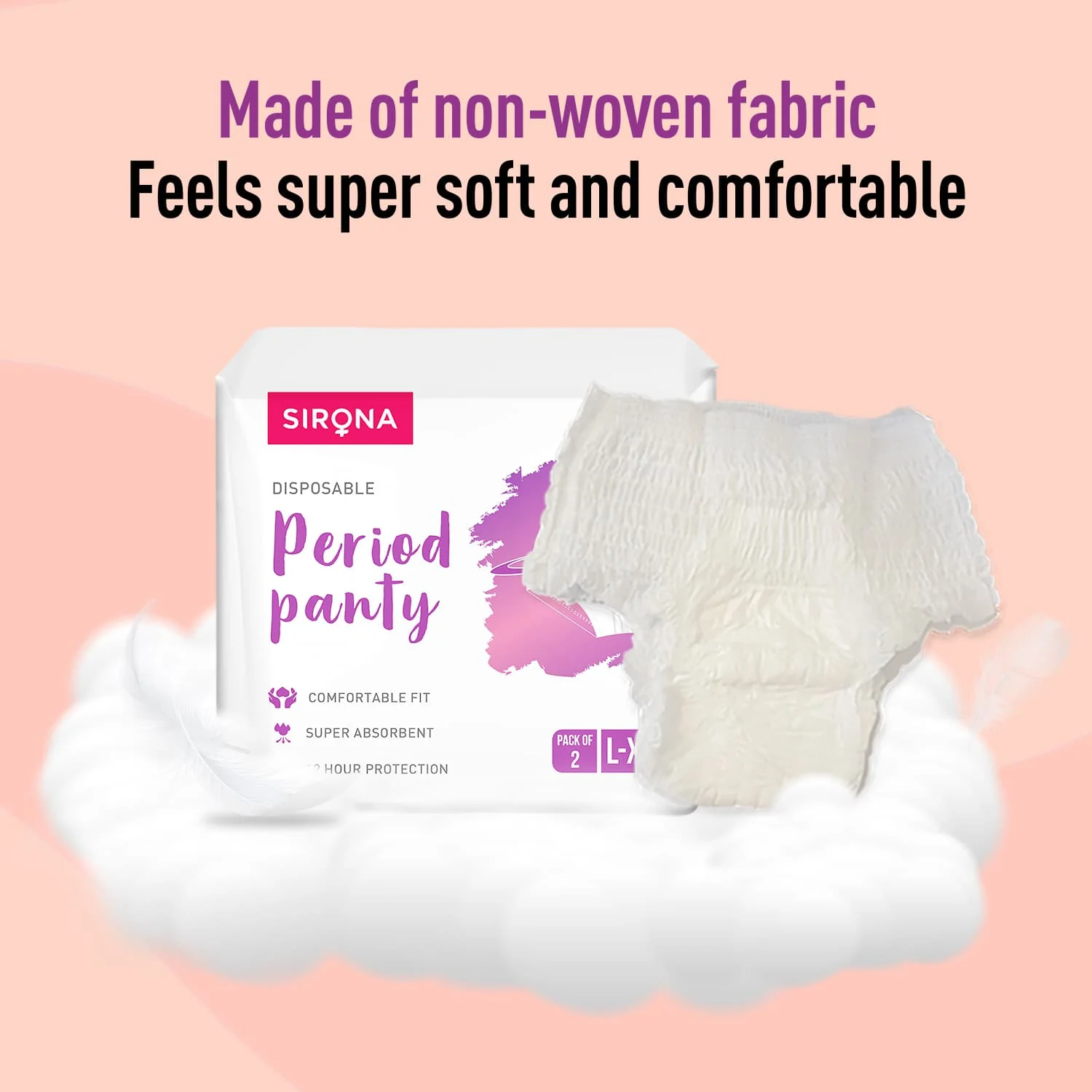 Disposable Period Panty L-XL (Pack of 2) - Image 4