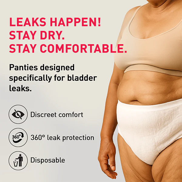 Incontinence Panties for Women - Pack of 10 - Image 3