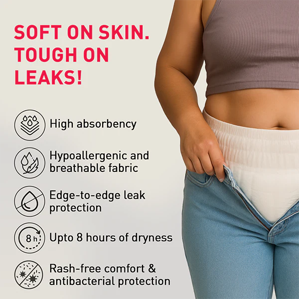 Incontinence Panties for Women - Pack of 10 - Image 4