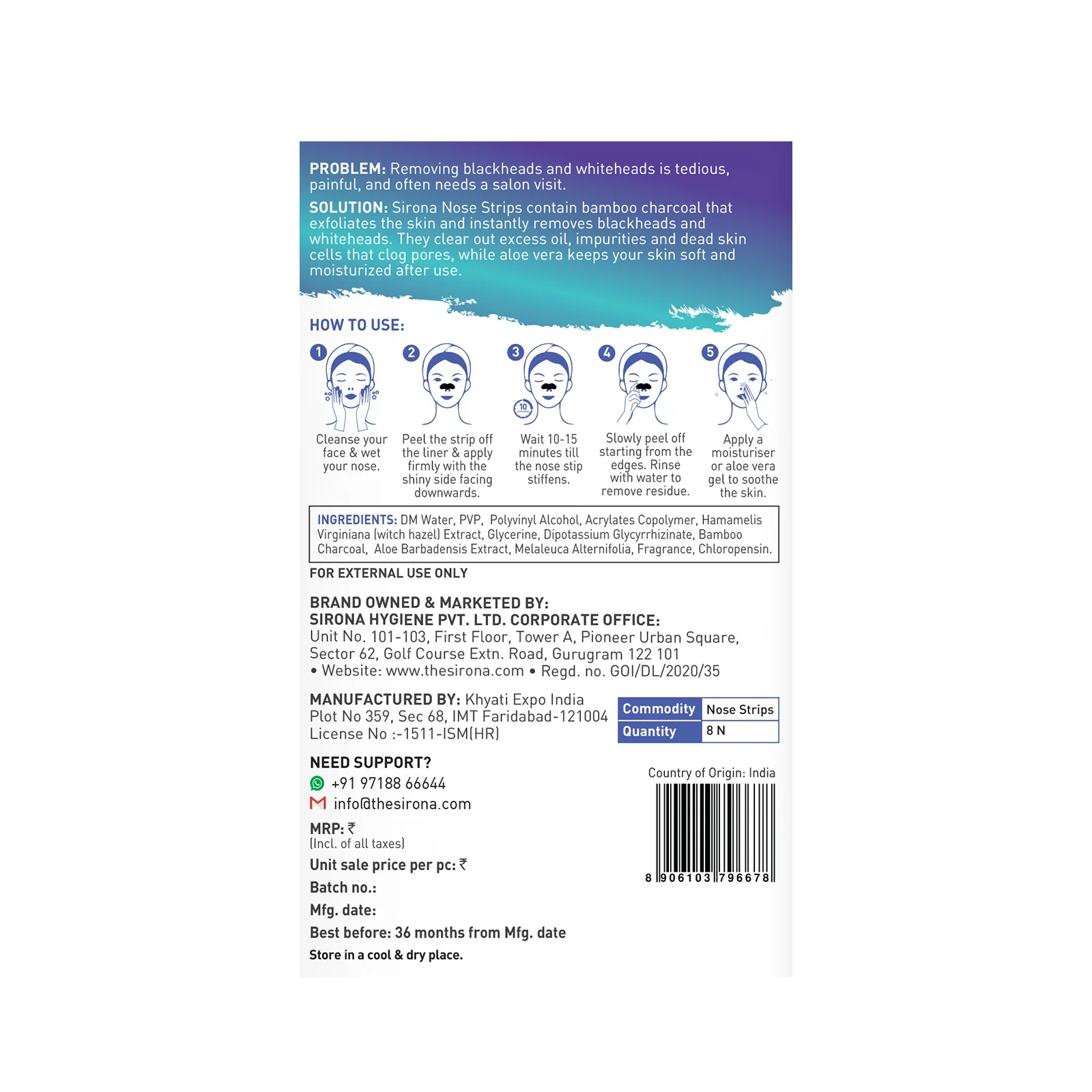 Bamboo Charcoal Nose Strips - Image 11