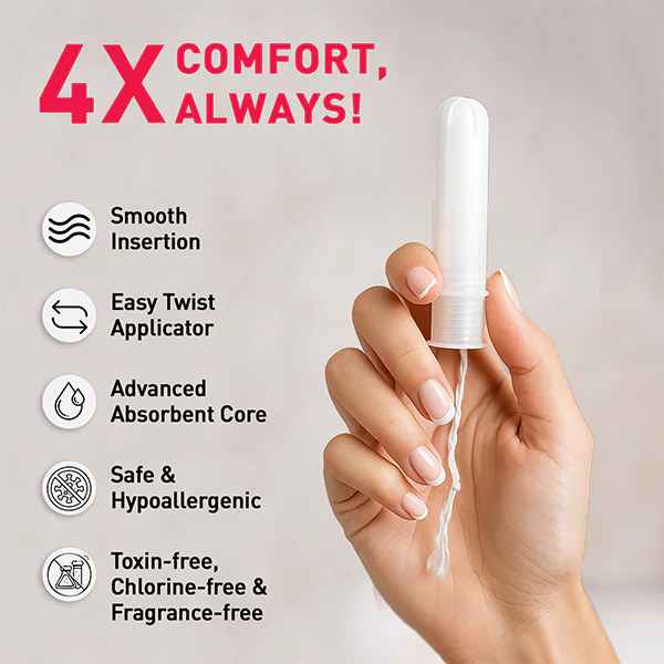 Applicator Tampons (1 Pack of 16 Super Plus Heavy Flow Tampons) - Image 4