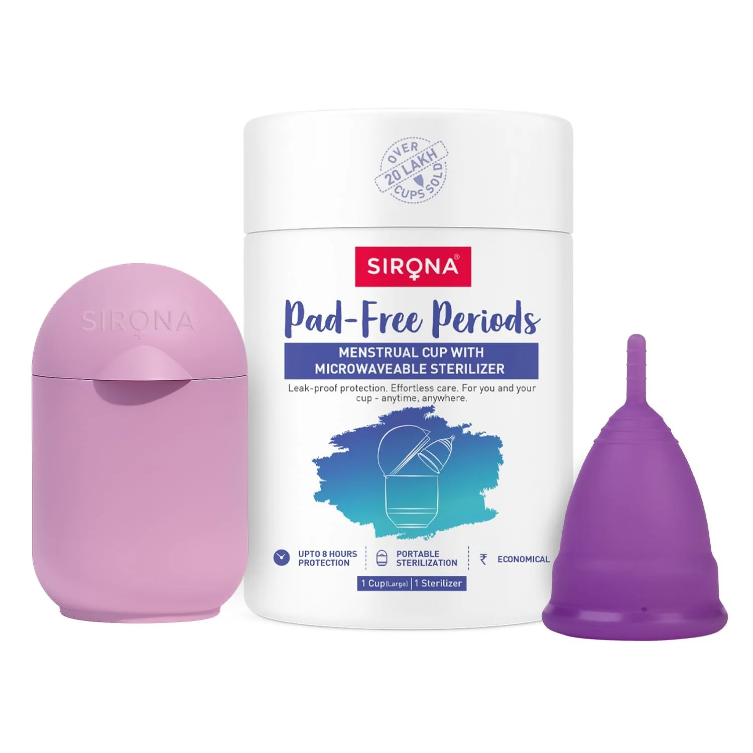 Menstrual Cup with Microwaveable Sterilizer - Image 19