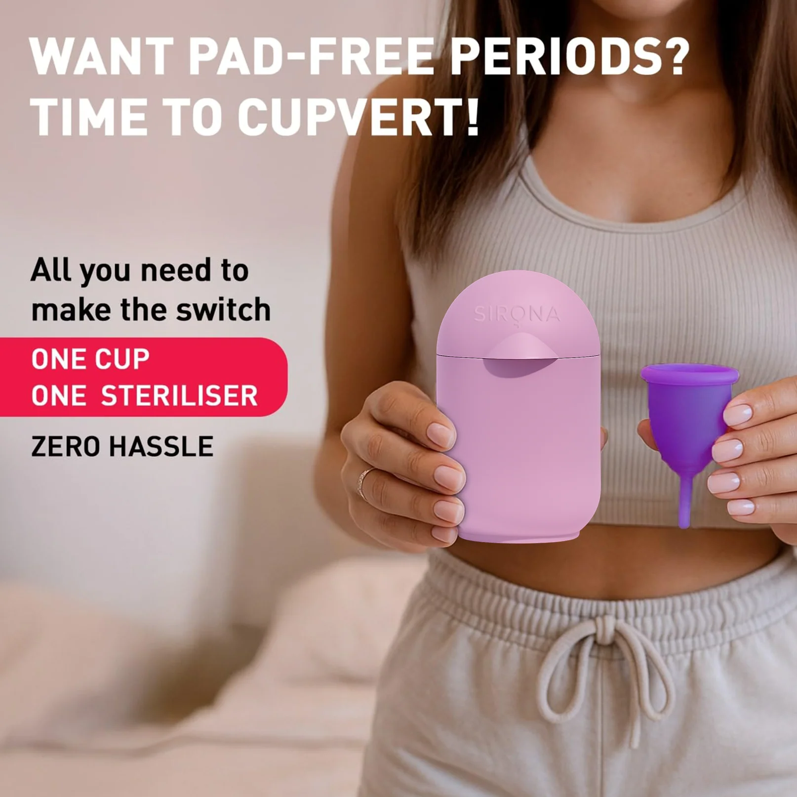 Menstrual Cup with Microwaveable Sterilizer - Image 23