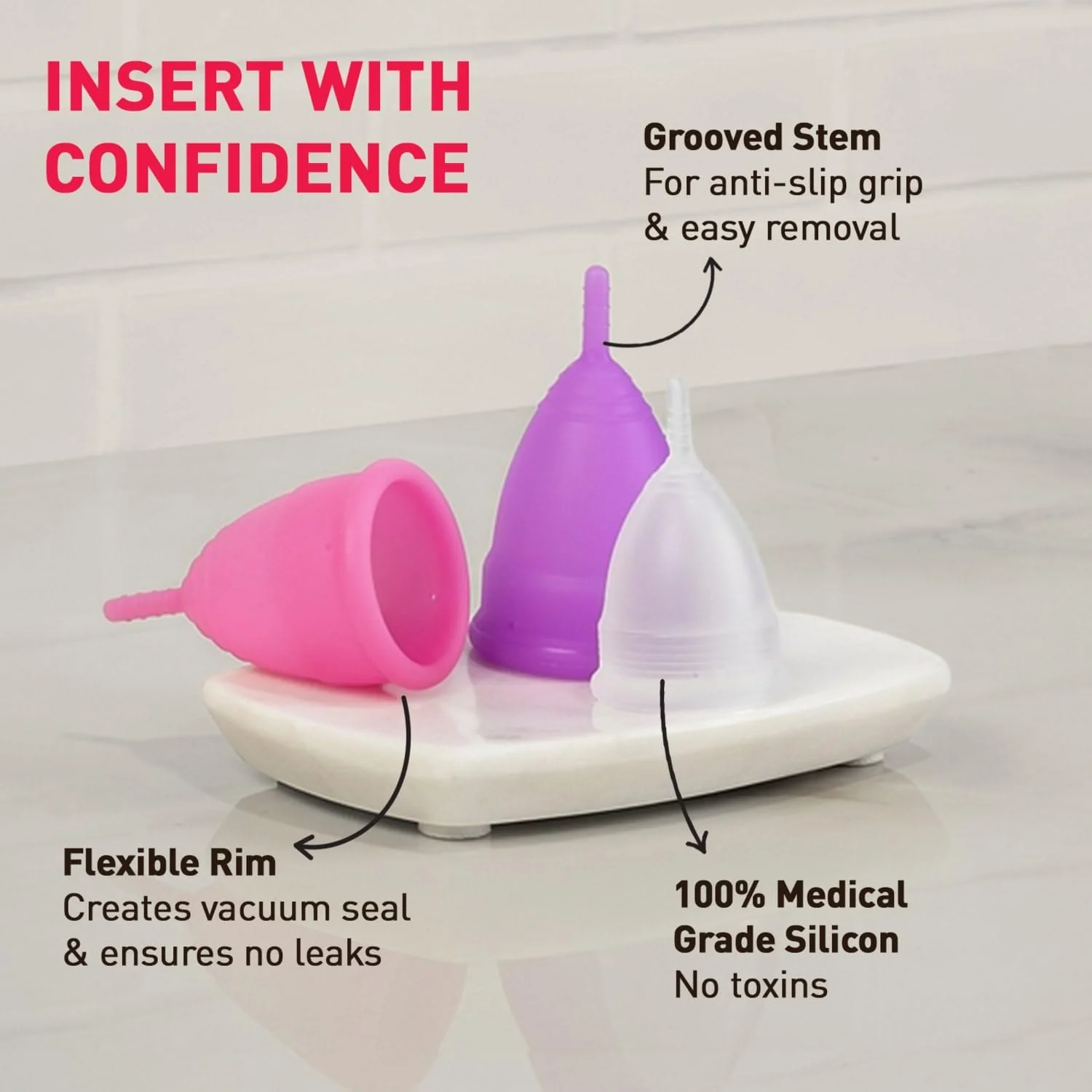 Menstrual Cup with Microwaveable Sterilizer - Image 6